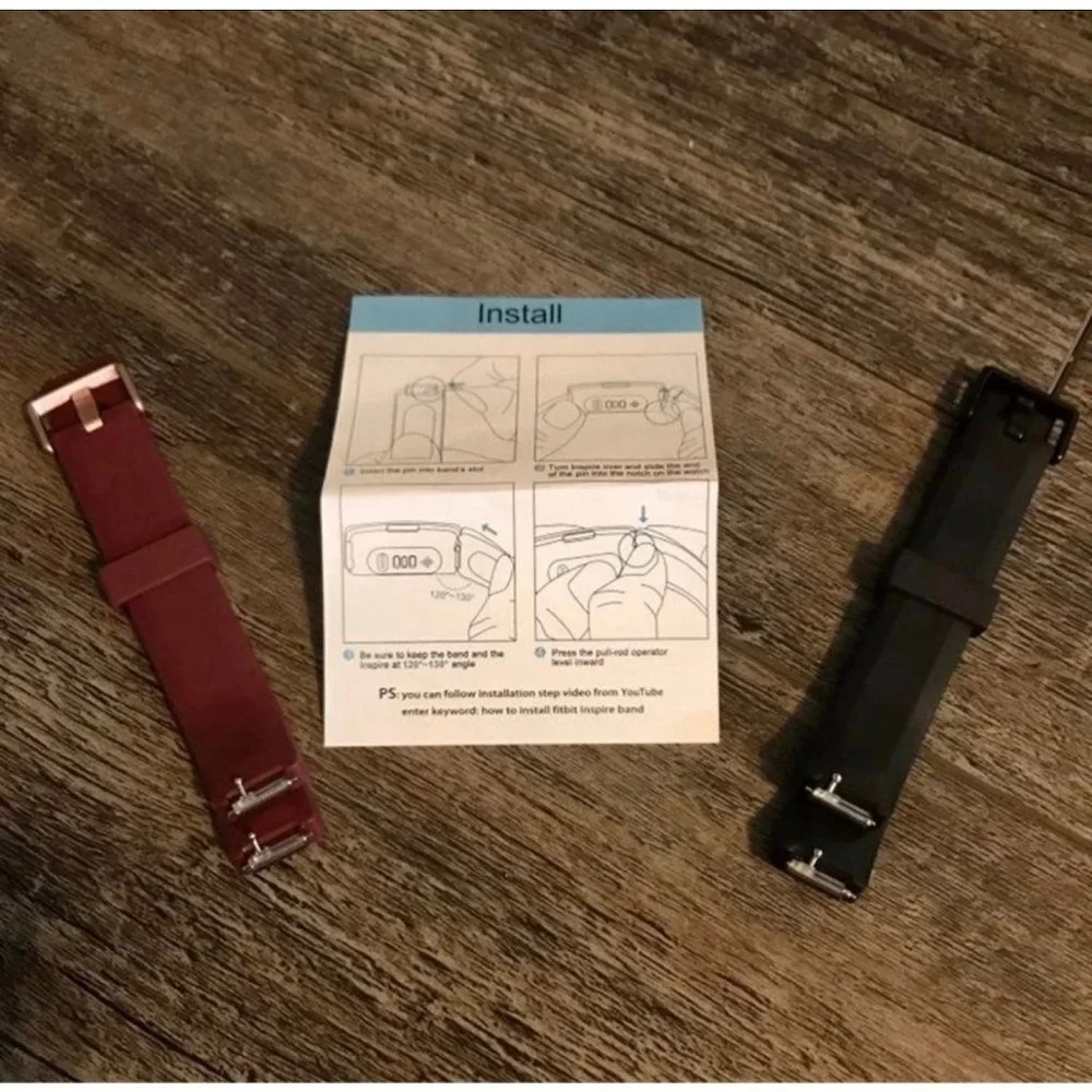 Fitbit Inspire Silicone Replacement Wristbands Size Small